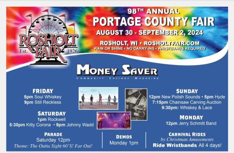 Portage County Fair Rosholt Wisconsin